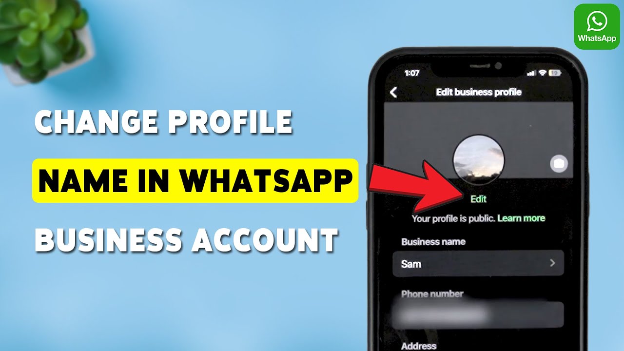 How To Change Profile Name In WhatsApp Business Account | Edit WhatsApp Business Display Name 2025