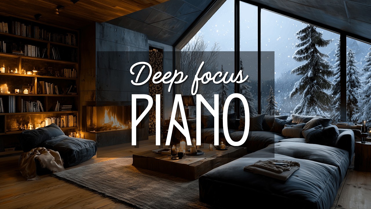 Deep Focus Piano – 3 Hours of Piano Music for Deep Concentration