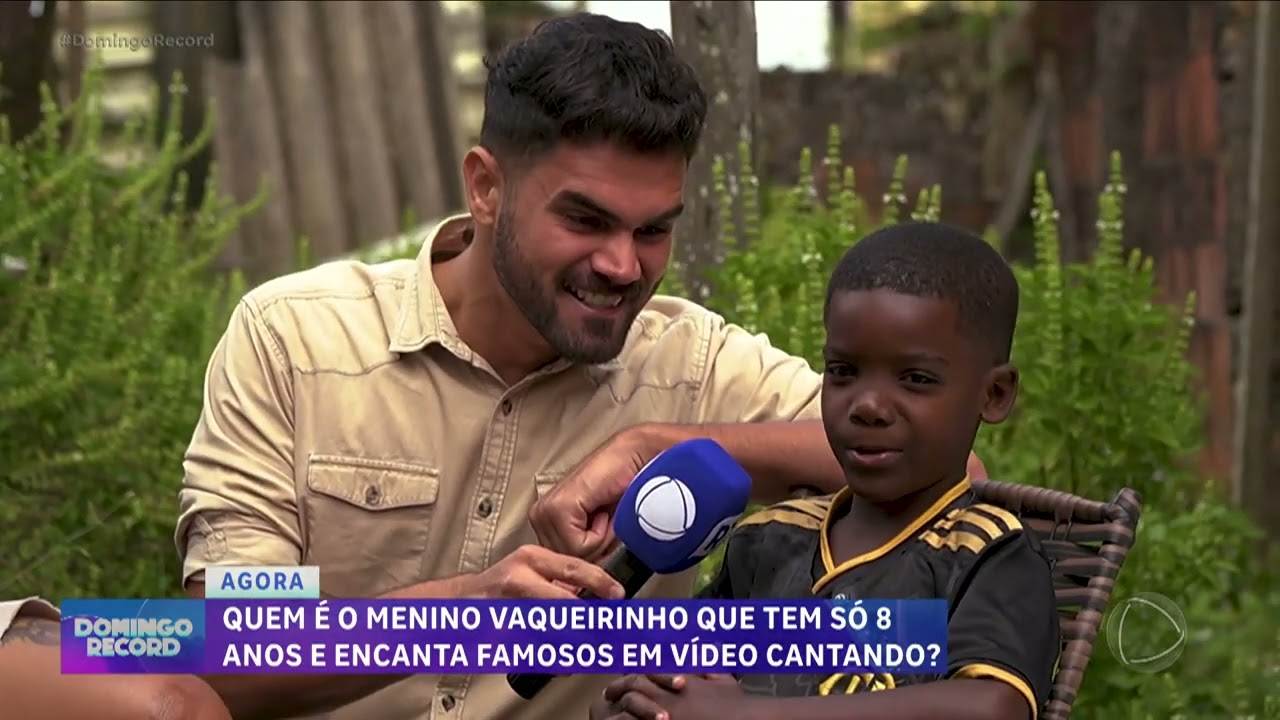 No 'Domingo Record', Vaqueirinho que virou um êxito no Brasil conta a sua história