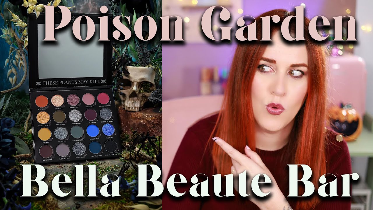 BELLA BEAUTE BAR ☠️ POISON GARDEN ☠️ Saga de paletas de Halloween 🎃