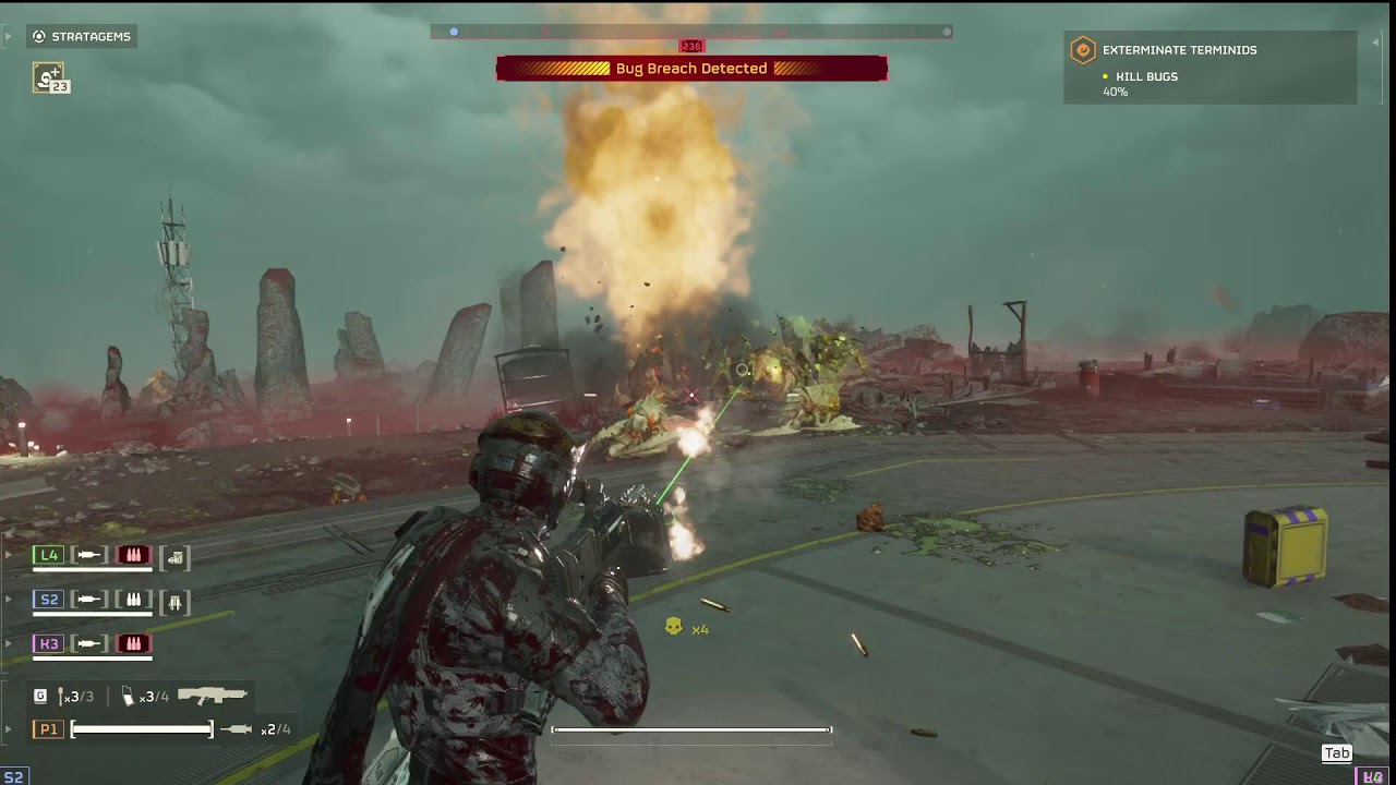 Helldivers 2: Just an old man learning to play.