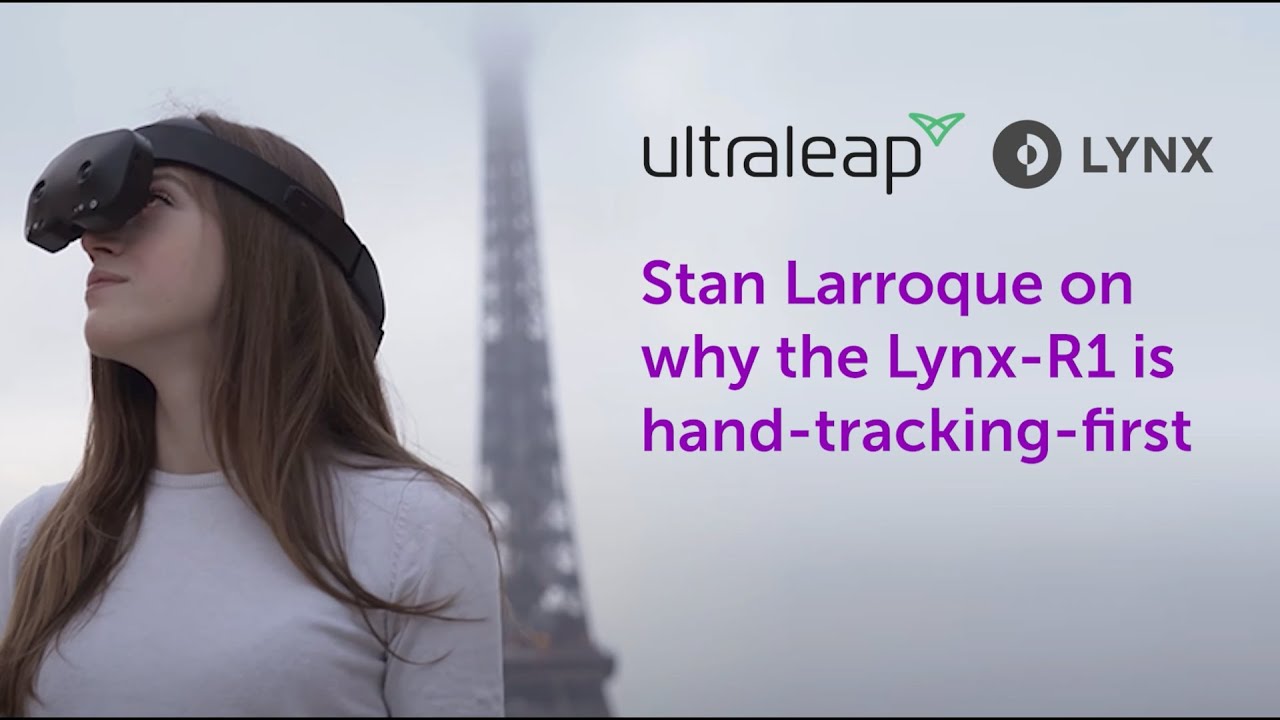 Hand tracking in the Lynx-R1 Mixed Reality headset | Ultraleap