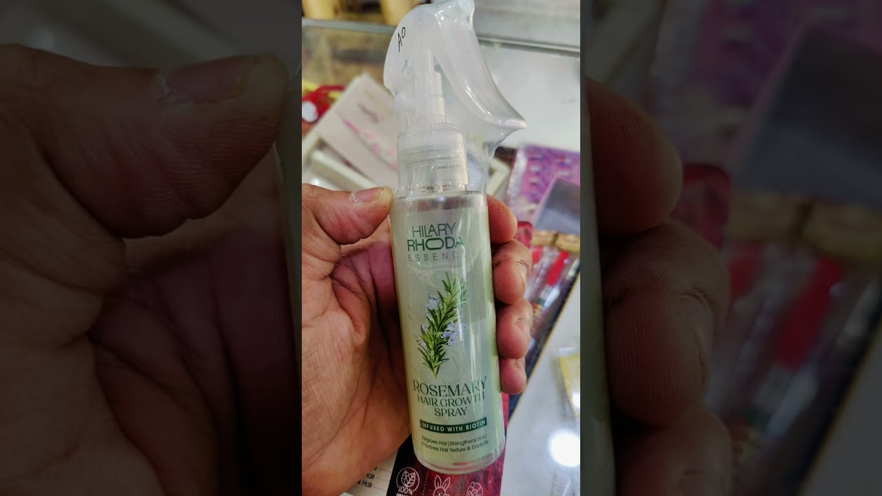 Hilary rhoda rosemary hair grow spray ✨for regrows hair | strengths hair ☺️