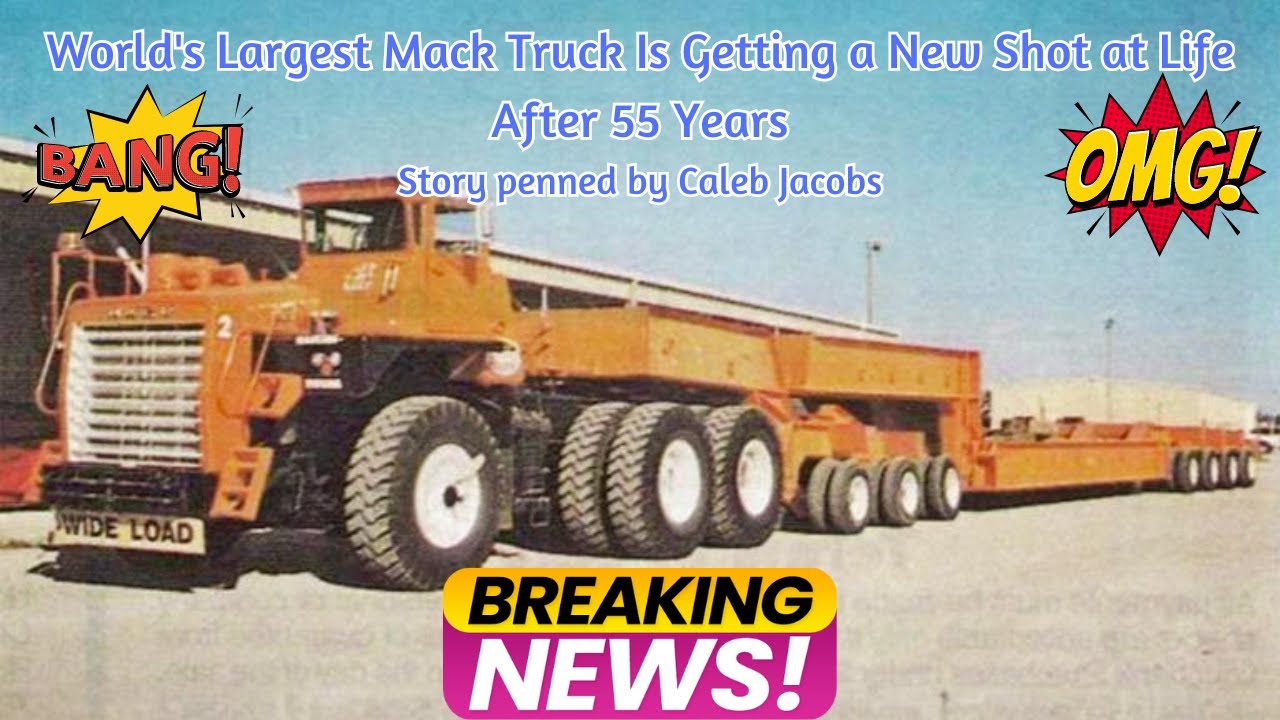 Restoring World's Largest Mack Truck After 55 Years Can It Run?