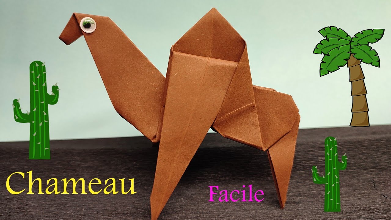 Comment faire un chameau en origami facile🐫