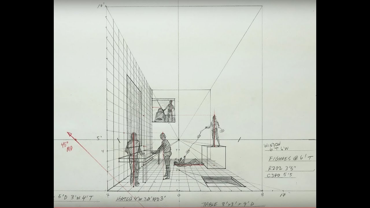 FORMAL LINEAR PERSPECTIVE: SECTION ONE Exercise #15