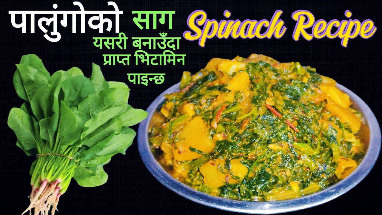 Palungo Ko Saag Recipe | पालुंगोको साग यसरी बनाउँदा प्राप्त भिटामिन पाइन्छ | Spinach Recipe