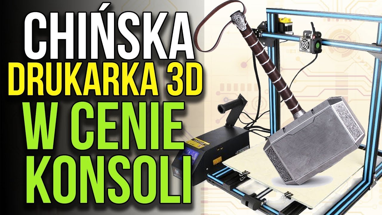 Chińska Drukarka 3D w cenie konsoli | Creality CR - 10 Test i Recenzja