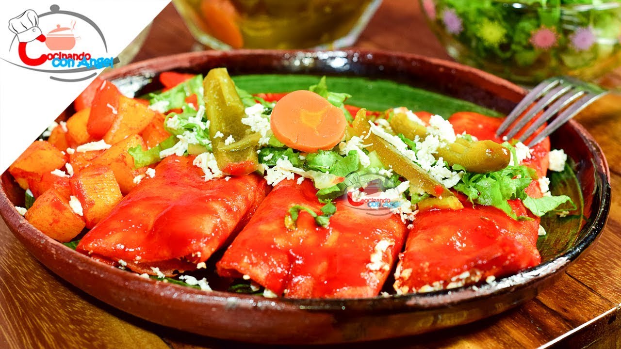 Enchiladas Mineras Mexicanas.