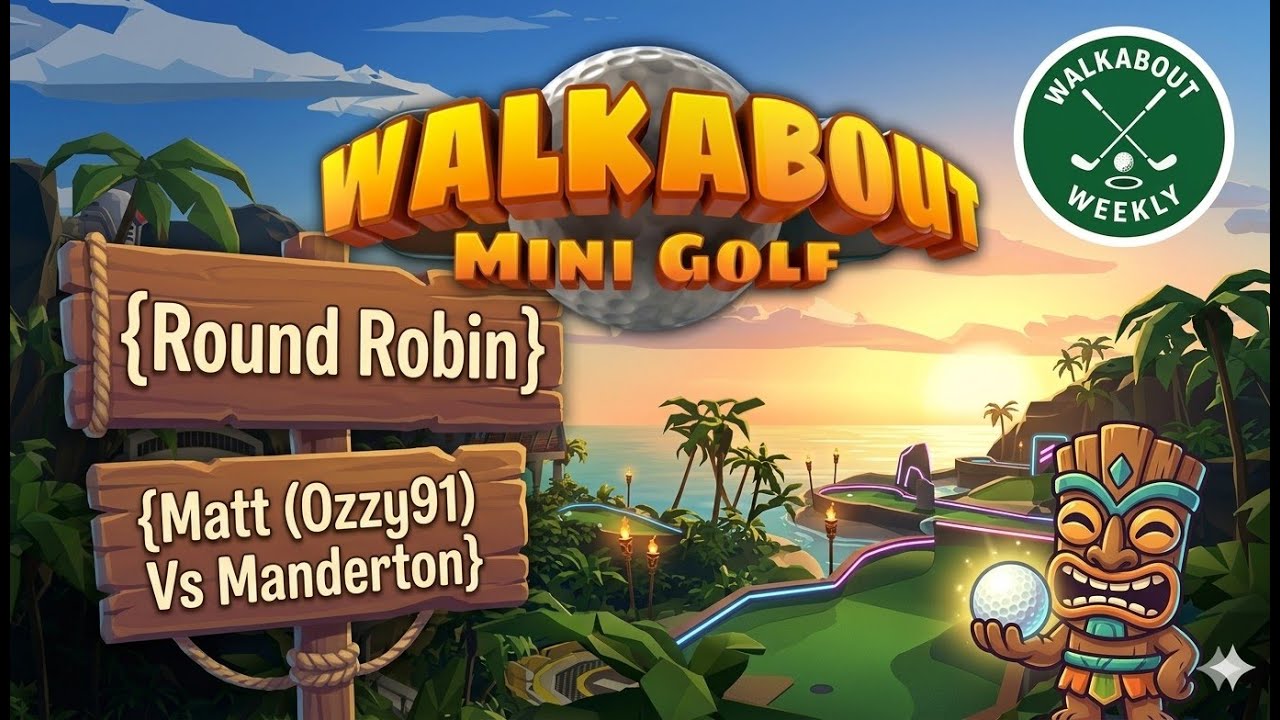 Walkabout Mini Golf VR Multiplayer | [8 Bit Lair] (EASY) | Full Match Gameplay