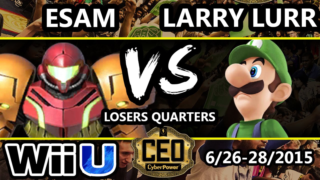 CEO 2015 - ESAM (Pikachu, Samus) Vs. Larry Lurr (Fox, Luigi) - Losers Quarters - Smash Wii U