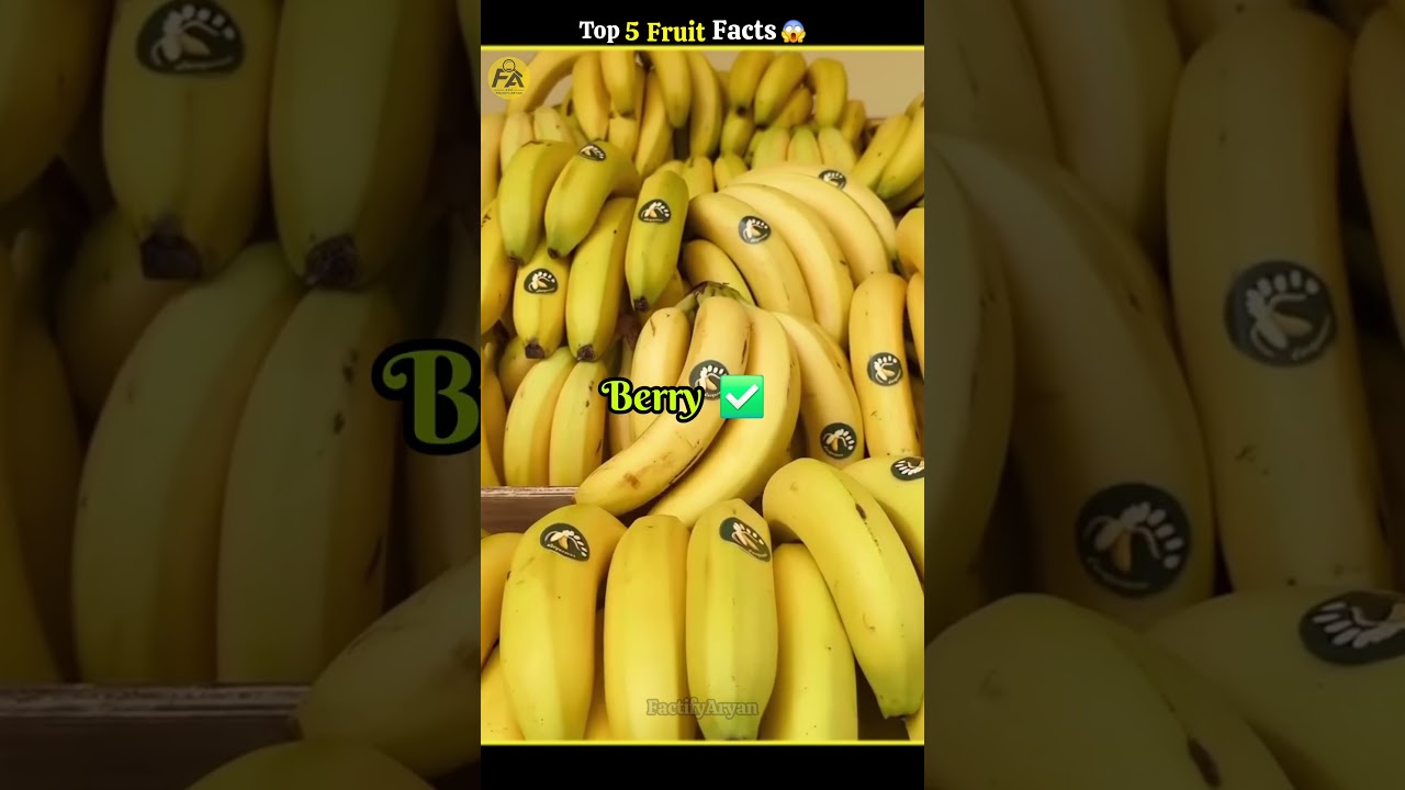 Top 5 Amazing Fruit Facts That Will Surprise You! 🍎🤯 #Facts #FruitFacts #Shorts