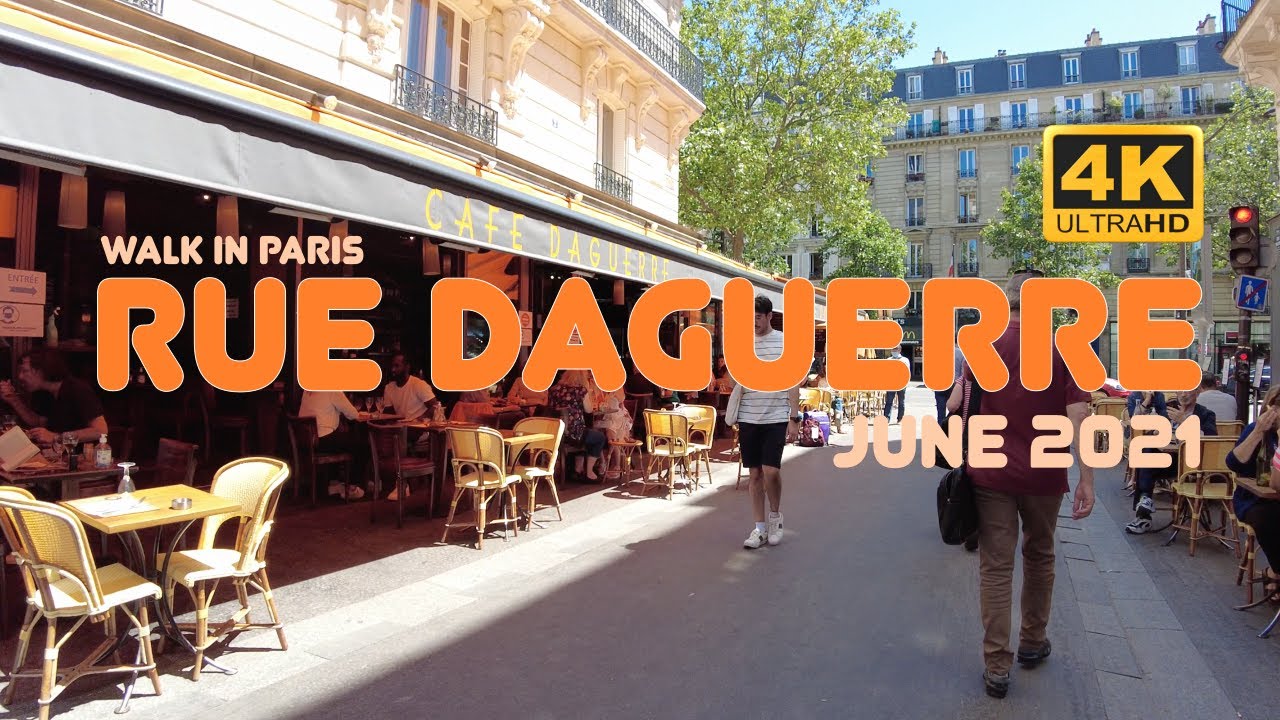 🇫🇷 Walking around Paris, Rue Daguerre, Paris 14th district - june2021
