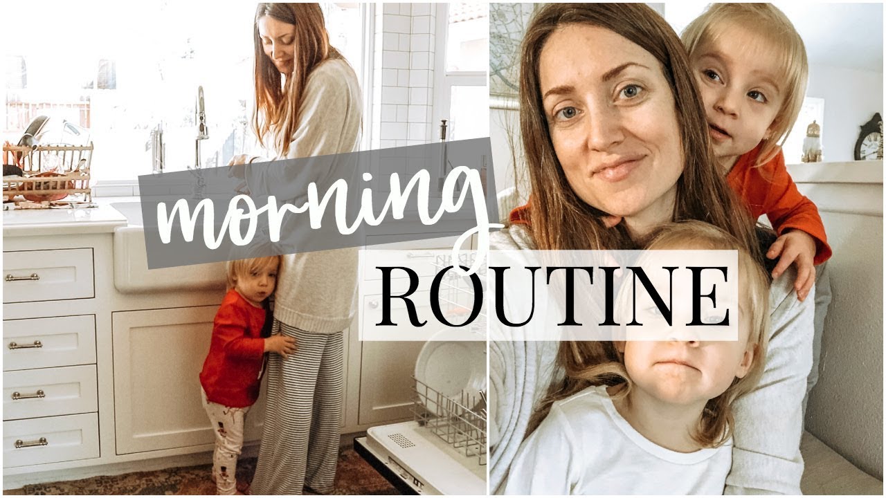 MORNING ROUTINE with Twin Toddlers and Pregnant | Kendra Atkins