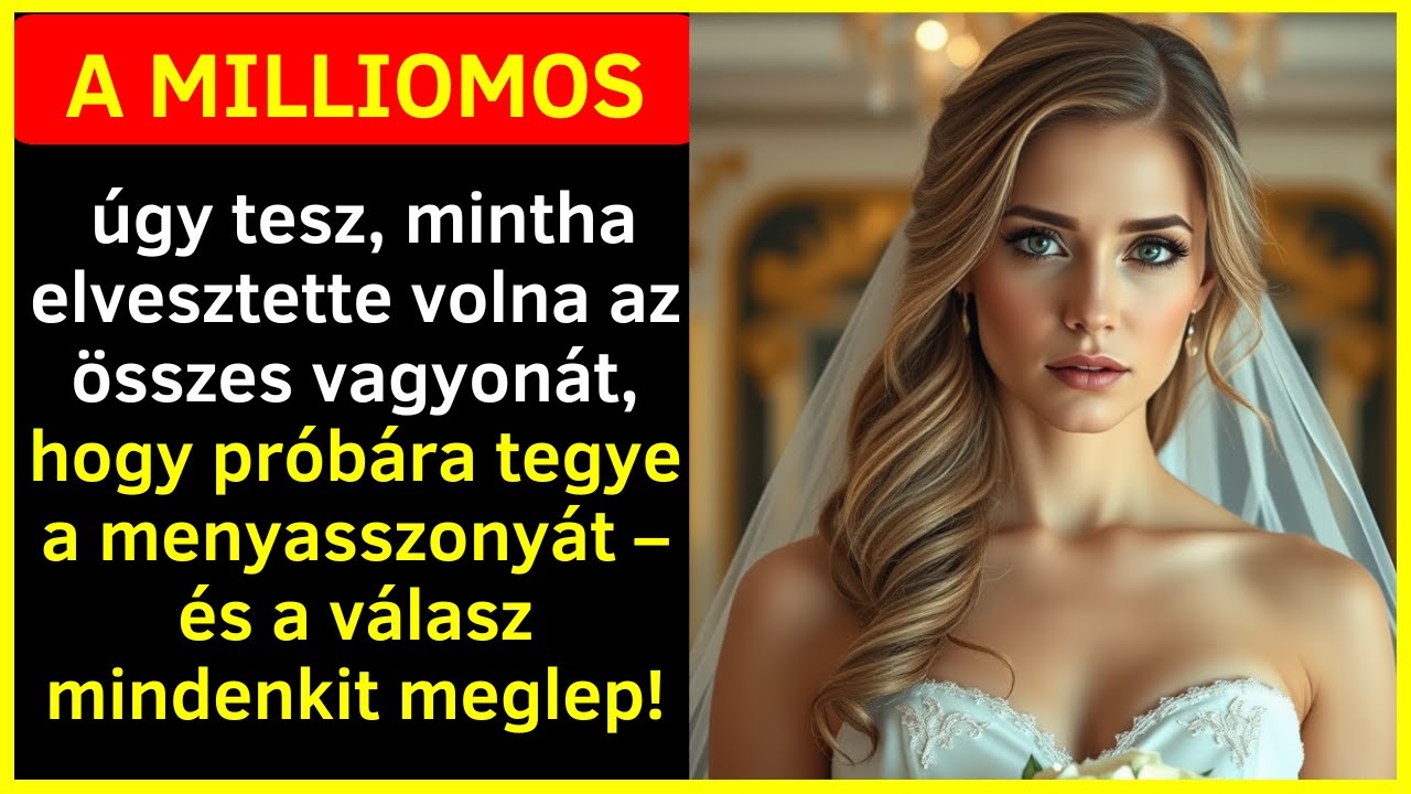 A milliomos &uacute;gy tesz, mintha elvesztette volna az &ouml;sszes vagyon&aacute;t, hogy pr&oacute;b&aacute;ra tegye...