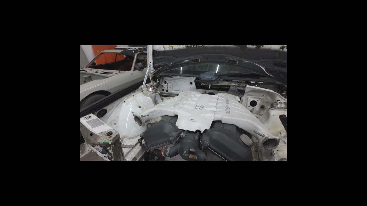 Aston Martin v12 swapped Mercedes 190e #astonmartin #engineswap #projectcars