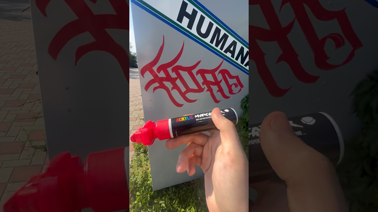 How to use 30mm marker #graffiti #tagging #shorts