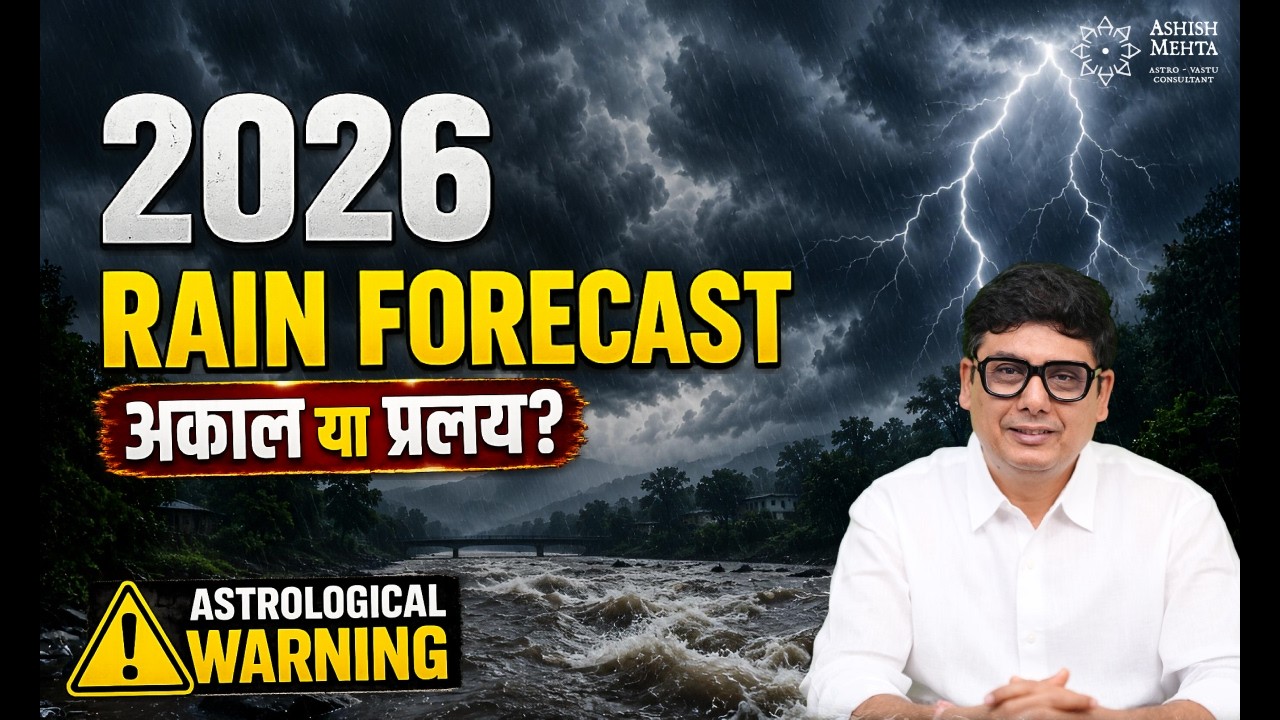 2026 Rain Forecast: Famine or Deluge? | Astrological Warning by Ashish Mehta