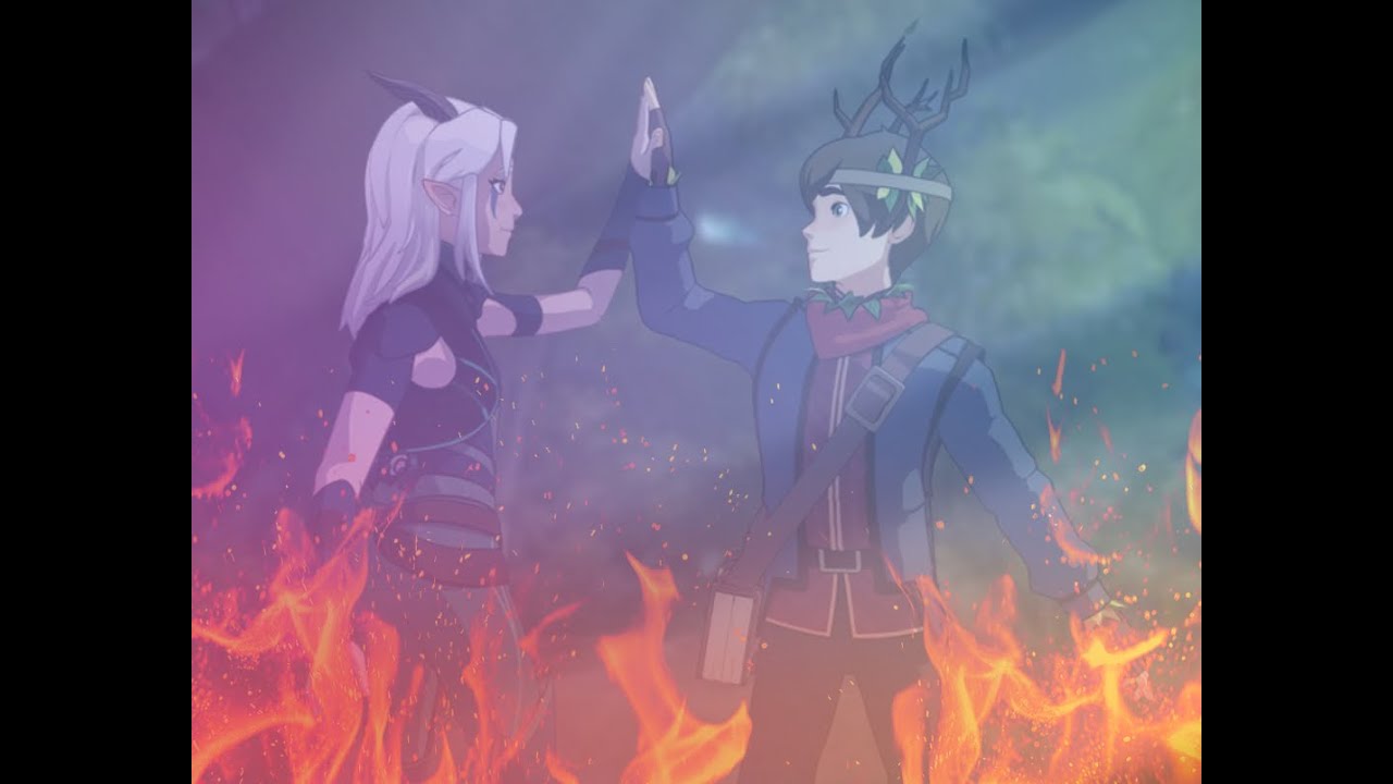 Just Like Fire + Light Em Up Rayllum AMV #dragonprince #rayllum