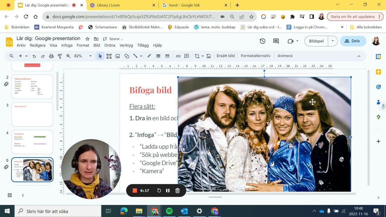 Lär dig Google presentation