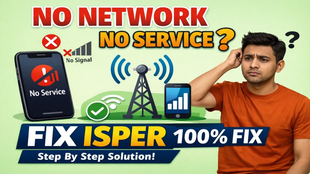 No Network No Service Problem | 100% FIX | All Android Mobile 