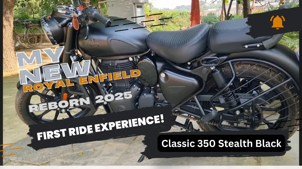 Classic 350 Stealth Black Review | Comfort, Mileage, Exhaust Sound & More! | #stealthblack