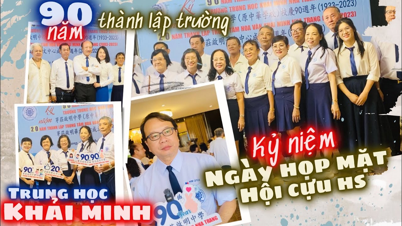 Hội Cựu HS Trường Trung Học Khải Minh Khắp Thế Giới Về Nha Trang Dự Lễ Kỷ Niệm 90 năm Ngày Thành Lập