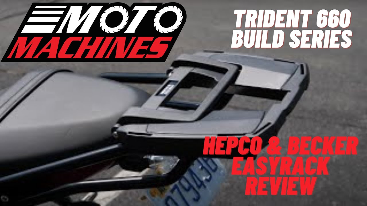 Обзор мотоцикла Triumph Trident 660 Hepco & Becker Easyrack | Moto Machines