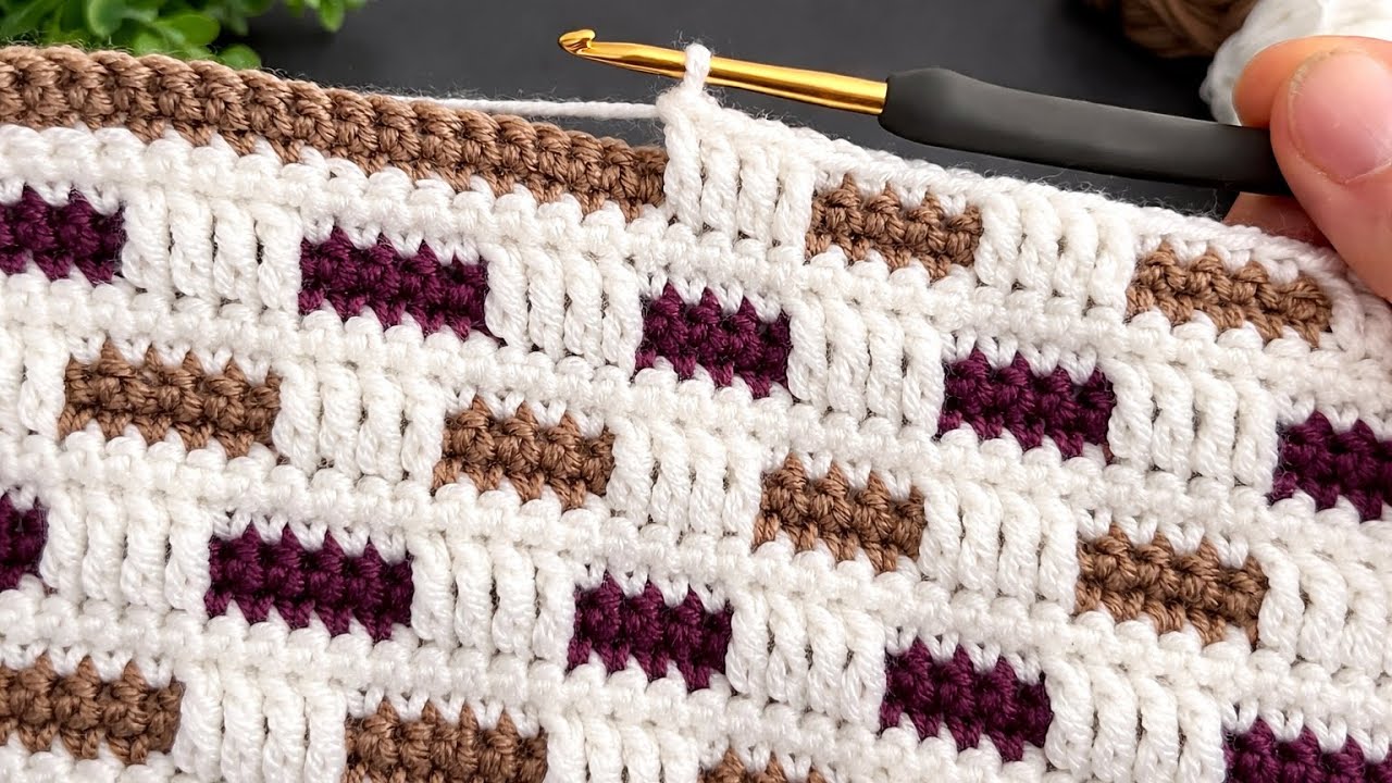👉 Everyone Is Obsessed With This Easy Crochet Stitch 😍 Perfect for Blankets