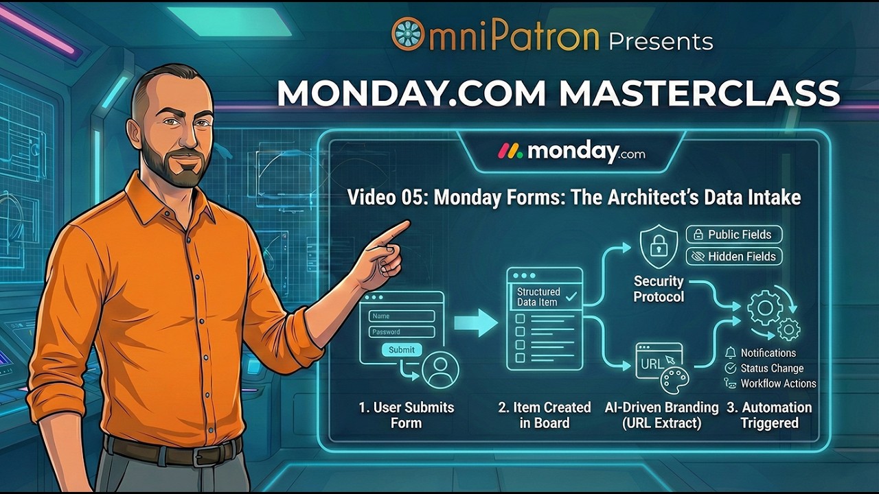 👨🏻‍💻 05 Monday.com Forms: The Architect’s Data Intake