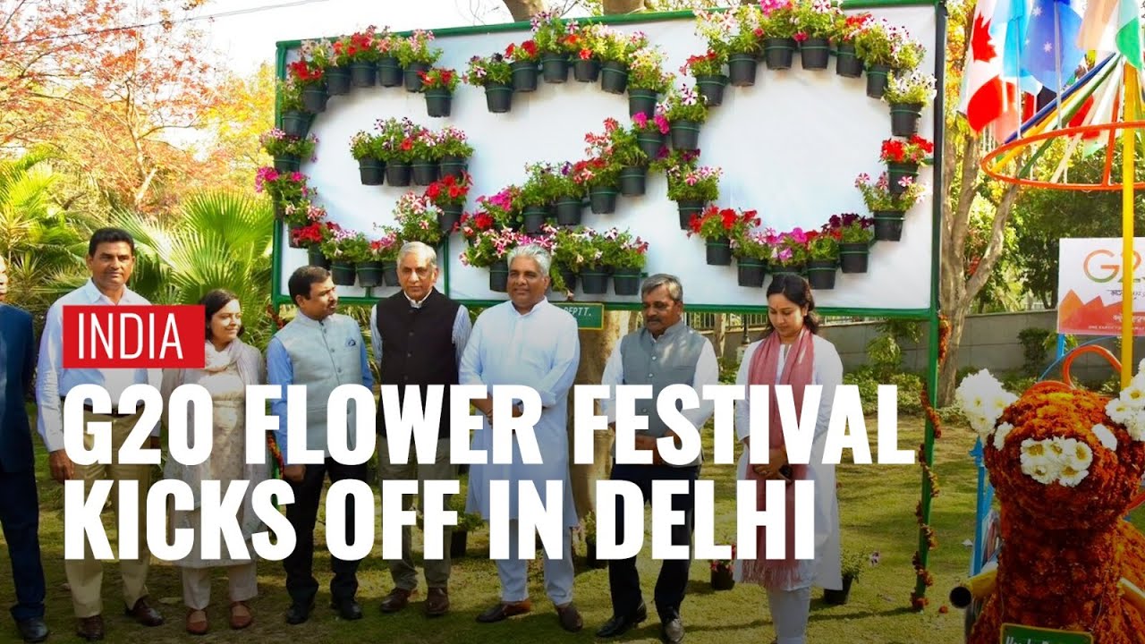 Union Minister Bhupender Yadav inaugurated the NDMC G20 Flower Festival in New Delhi