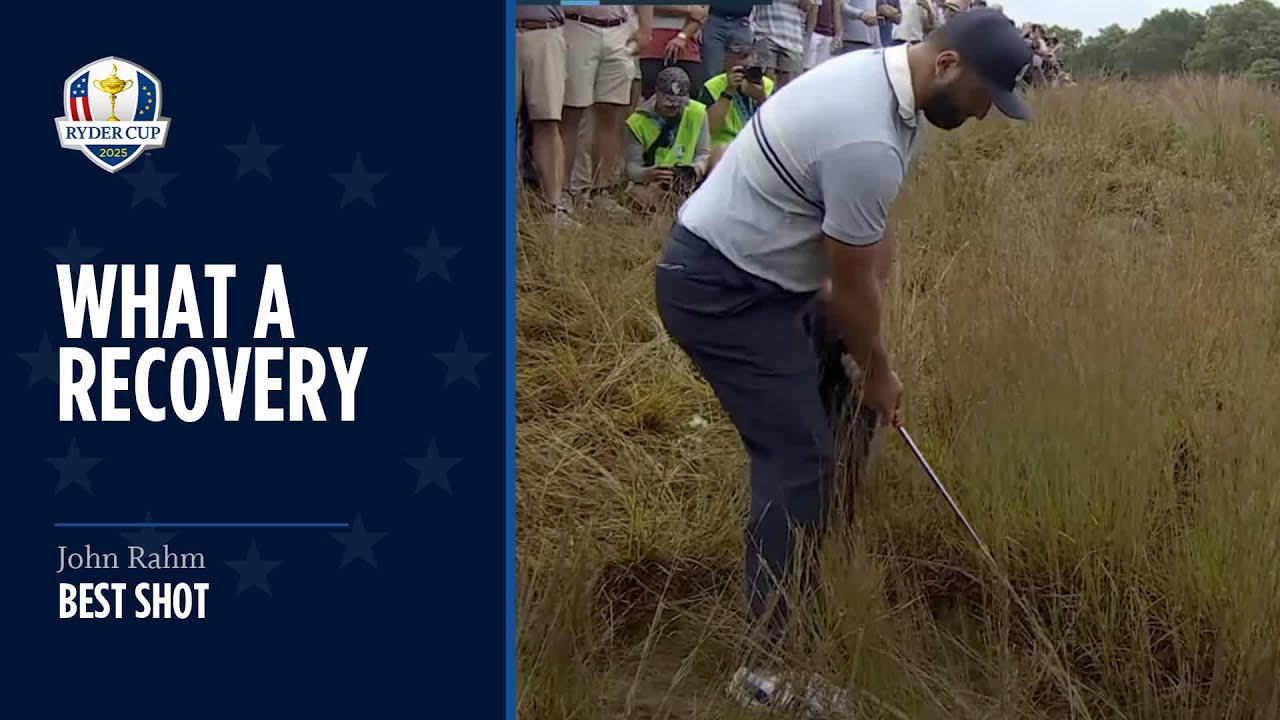 Jon Rahm's Incredible Recovery From the Deep Stuff! | 2025 Ryder Cup