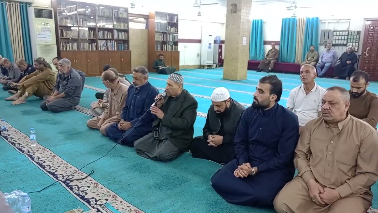 6رقم 13#3#2026 صلاه تراويح في شهر رمضان يوم 24جامع عرفات كان أمام الصلاةدكتور حيدر هادي العودةلرفاعي