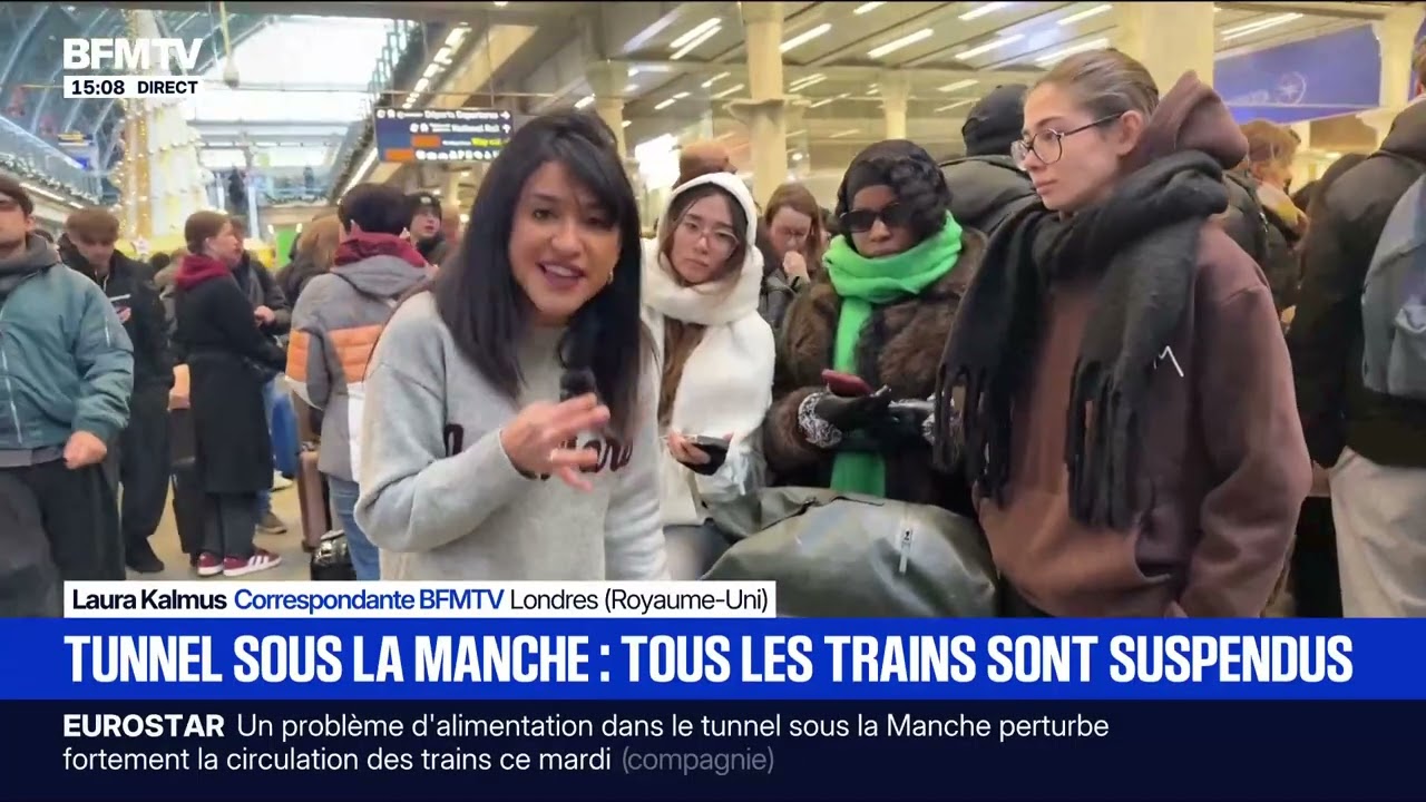 CHAOS TOTAL À LONDRES : Tous les Eurostar annulés, des milliers de passagers bloqués !