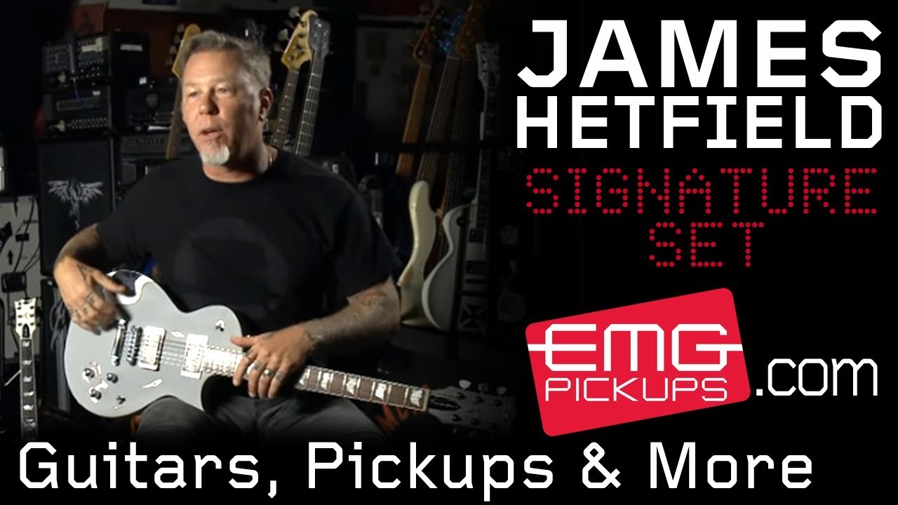 James Hetfield talks with EMGtv about guitars, pickups and more