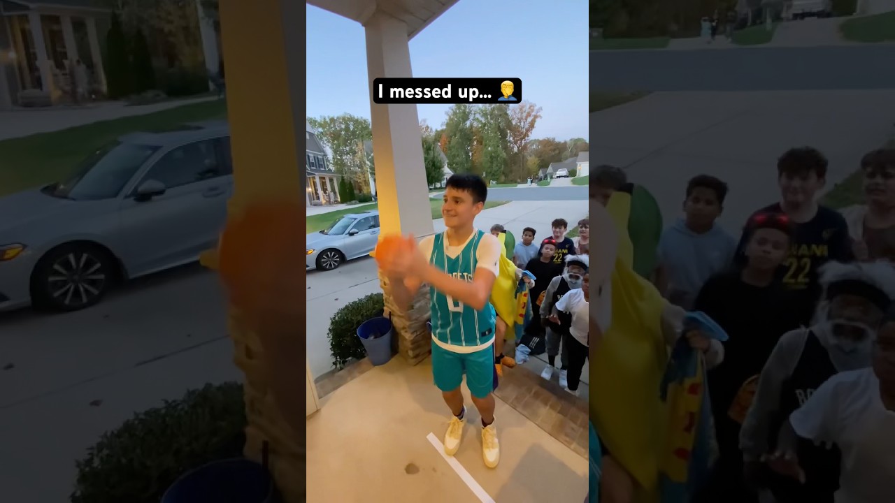 Баскетбольный вызов на Хэллоуин от Mini Hoop