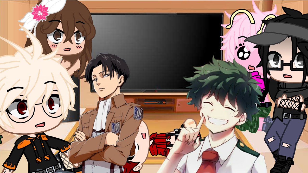 Bnha react to deku past self part 2 (Ships)