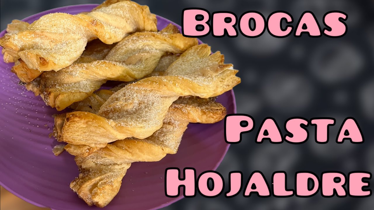 Brocas, pan variedad de pasta Hojaldre, FÁCIL Y RÁPIDO de hacer 