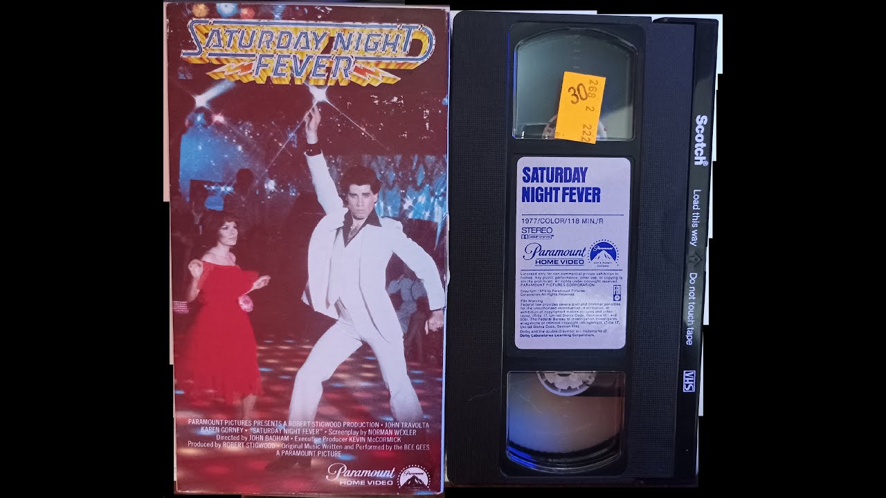 Opening to Saturday Night Fever (R-rated version) 1982 VHS