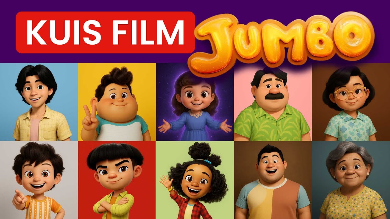 Kuis Tebak FILM JUMBO 😱 Don 👀 Meri 👻 Nurman 😎 Atta 🤩 Mae 😍 Acil - Film Animasi Terlaris #filmjumbo