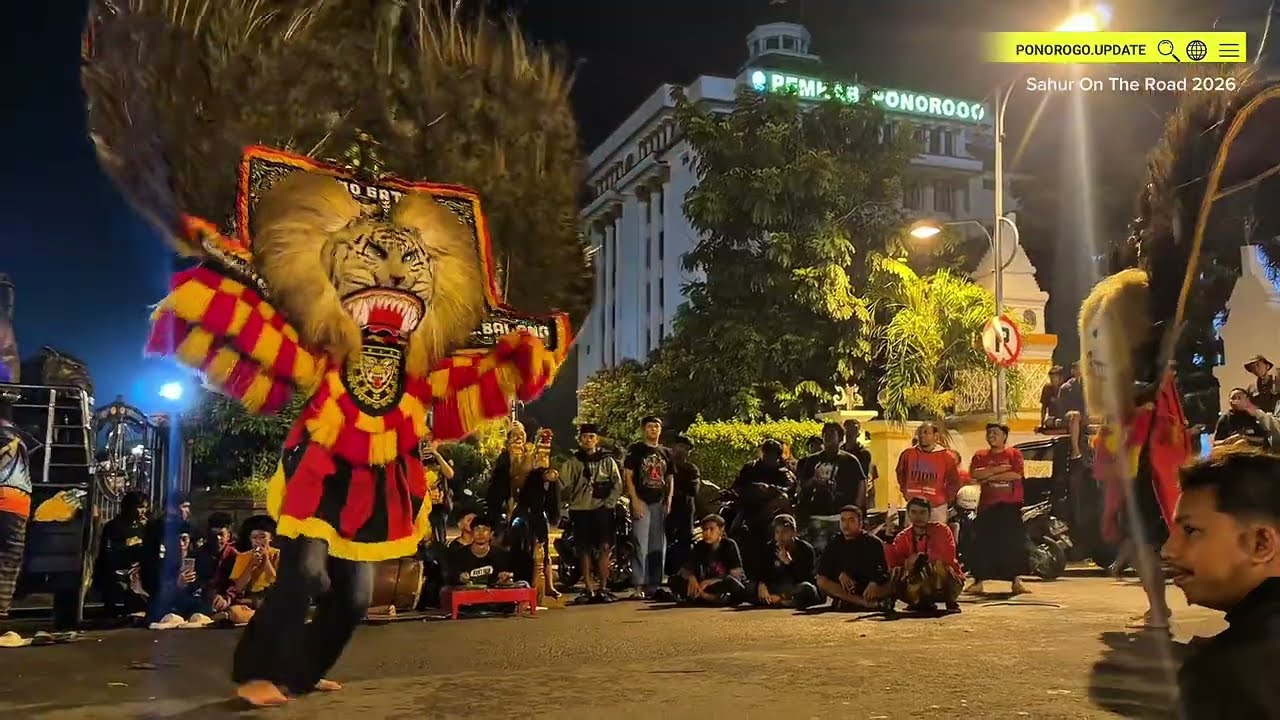 Sahur On The Road Seniman Reog Ponorogo Ramadhan 1447 H // 2026