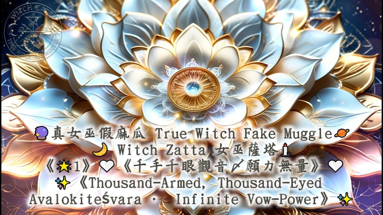《🌟1》🤍《千手千眼觀音・願力無量》🤍✨《Thousand-Armed, Thousand-Eyed Avalokiteśvara · Infinite Vow-Power》✨