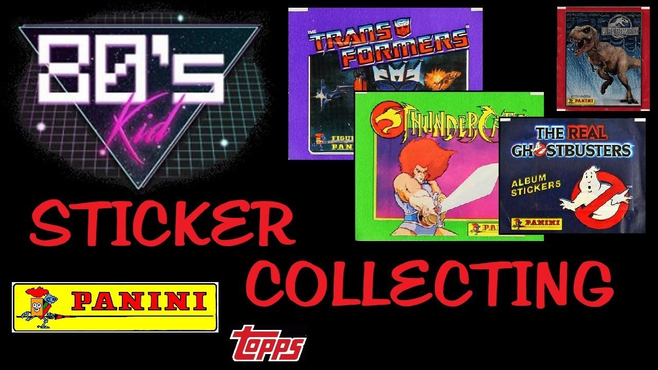 An 80's Kid - STICKER BOOK and CARD COLLECTING