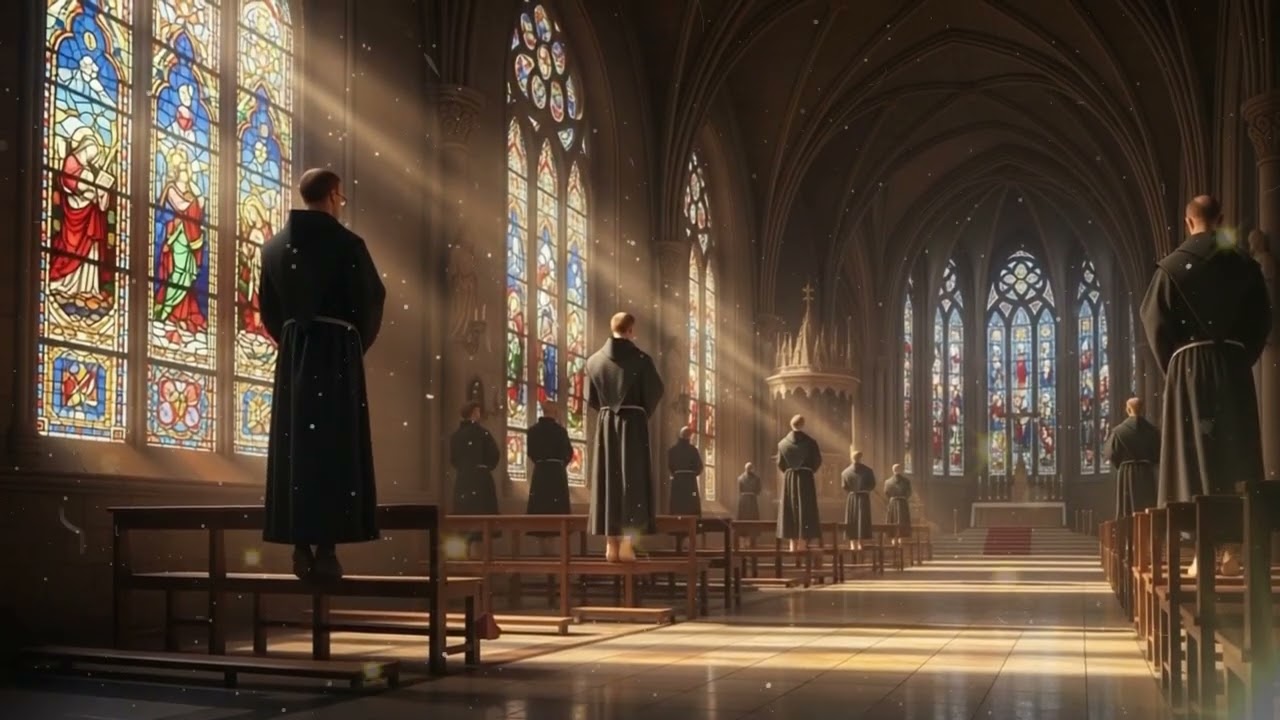 Gregorian Chant for Peaceful Deep Sleep & Sacred Night Meditation | Holy Prayer Voices