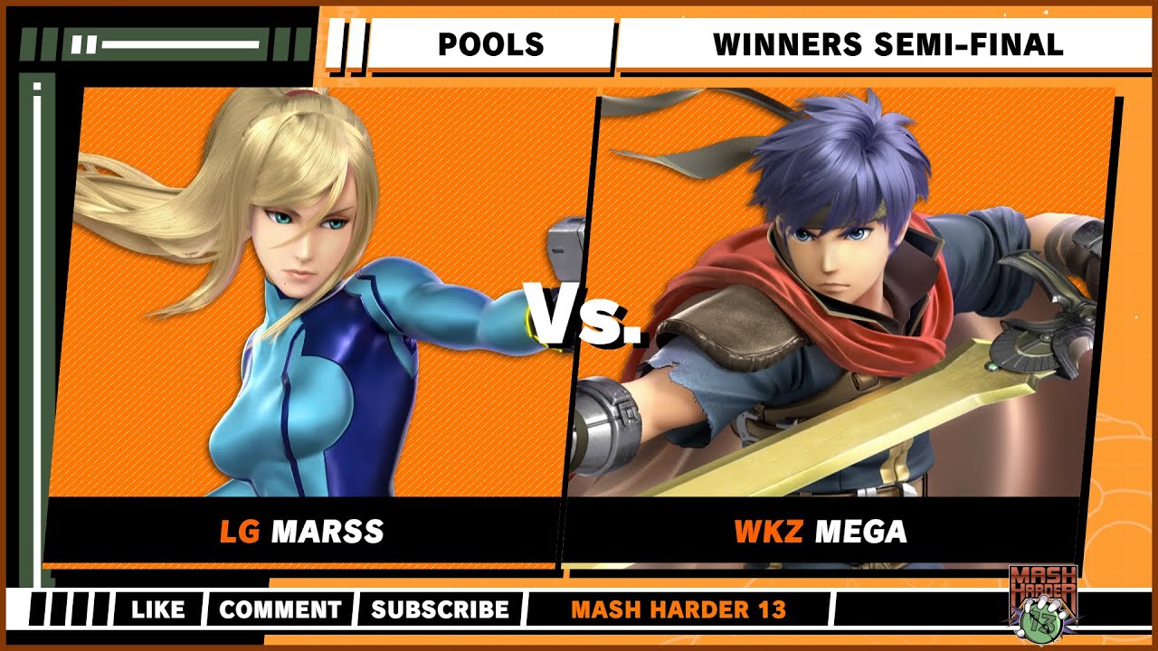 Mash Harder 13 - Pools - Marss (Zero Suit Samus) VS Mega (Ike) - Super Smash Bros. Ultimate