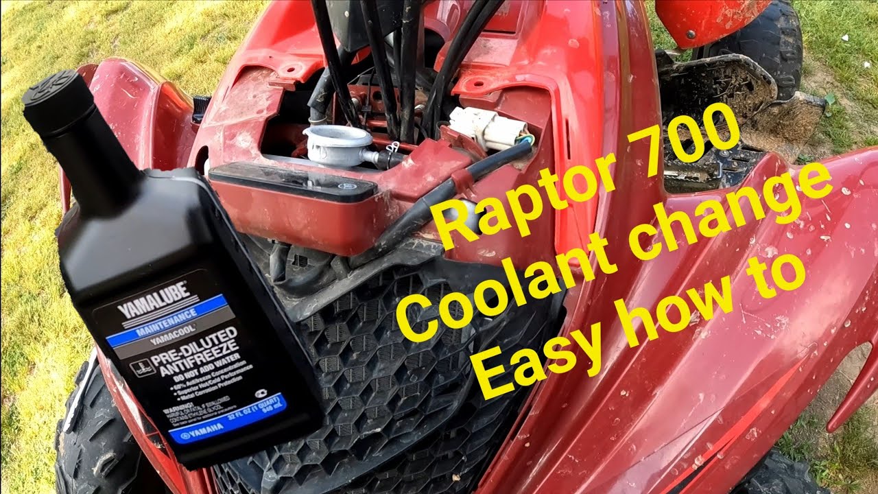 Самый простой способ замены охлаждающей жидкости на Raptor 700