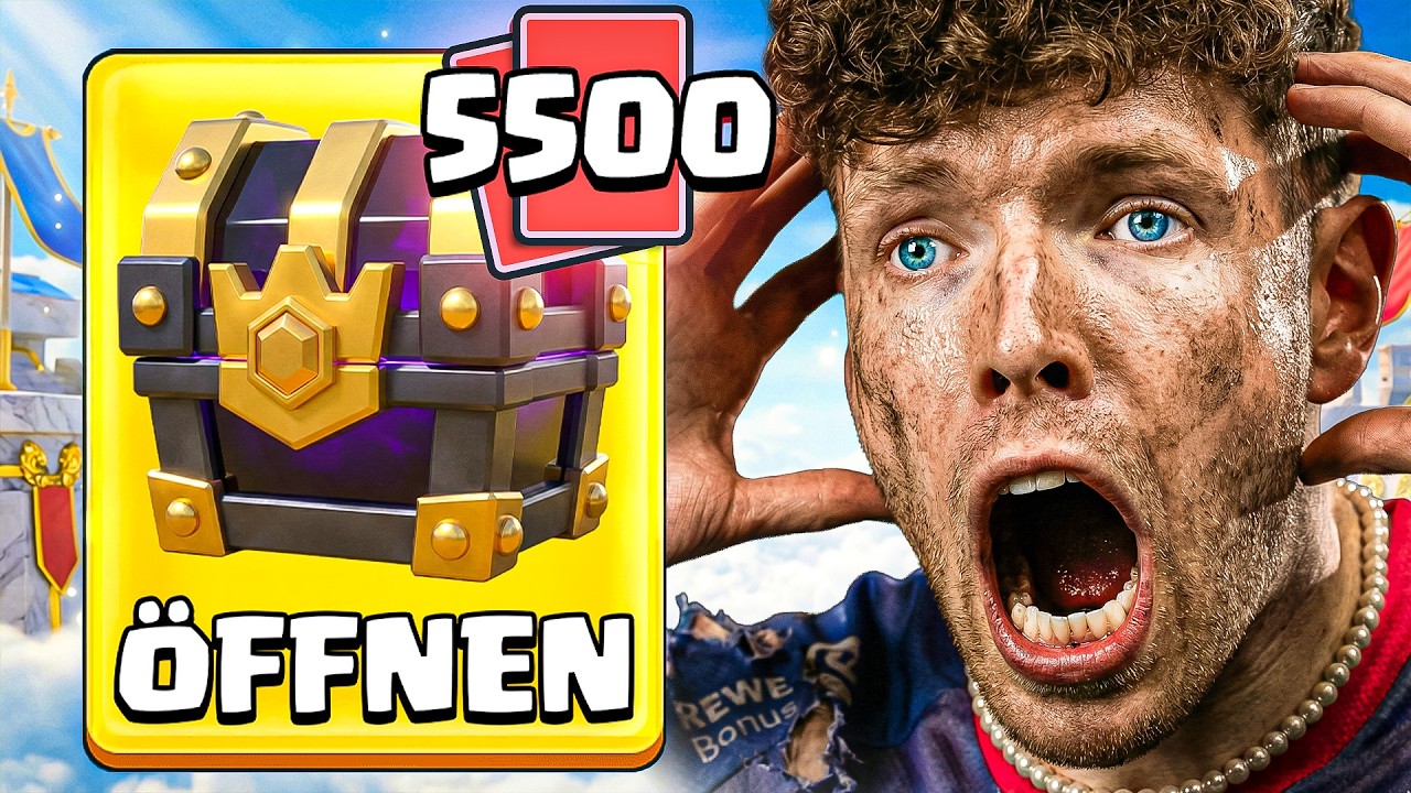 😱🤯5500 KARTEN SENSATION im 0,00€ PROJEKT! (Hardcore F2P) | Clash Royale Deutsch