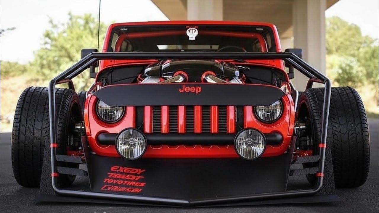 😈 Extreme Widebody Jeep Wrangler Concept — Aggressive Street Machine Part number 1
