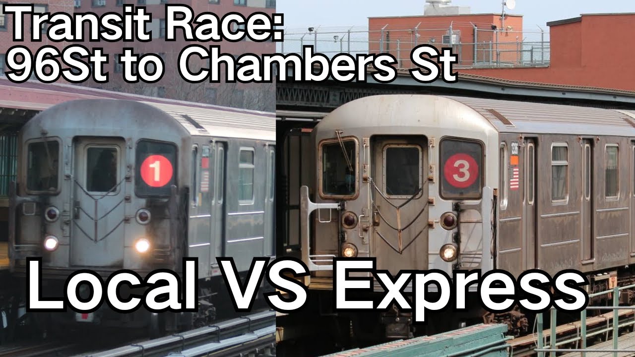 NYC Subway Race: Express vs Local Trains on the 7th Avenue Line
