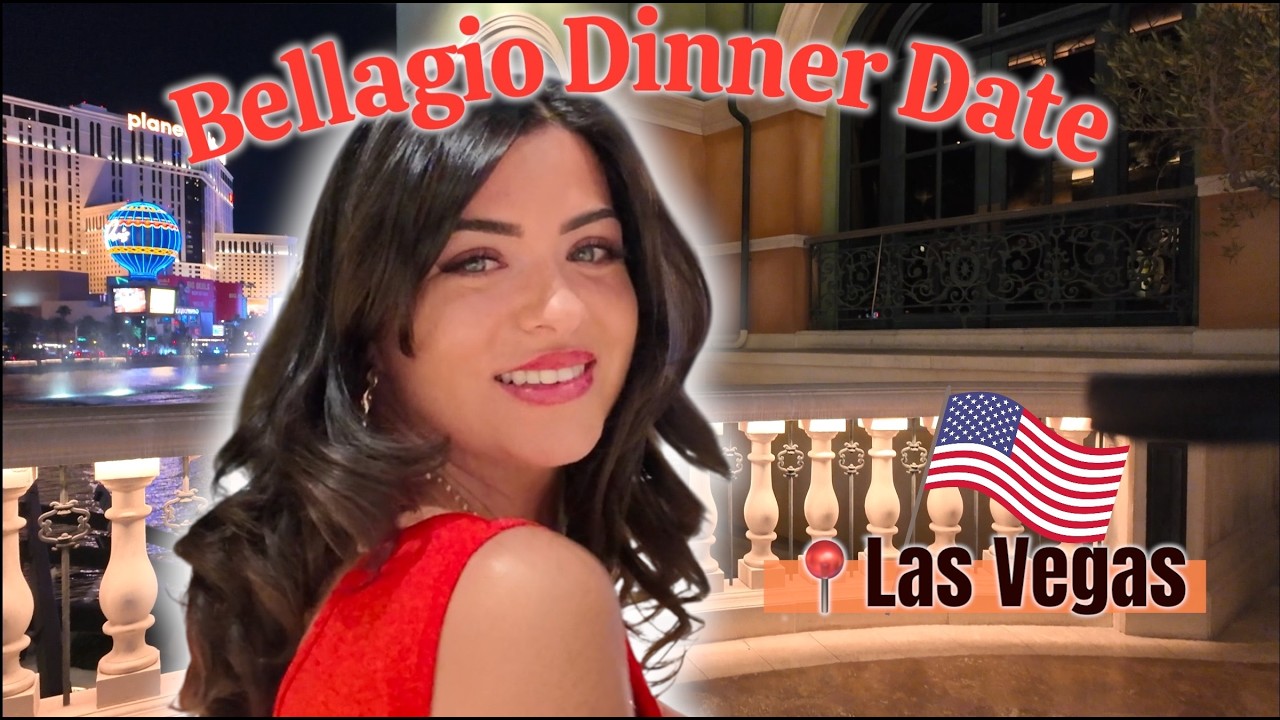 Dinner at Bellagio restaurant, Las Vegas. in CDR Pantyhose.